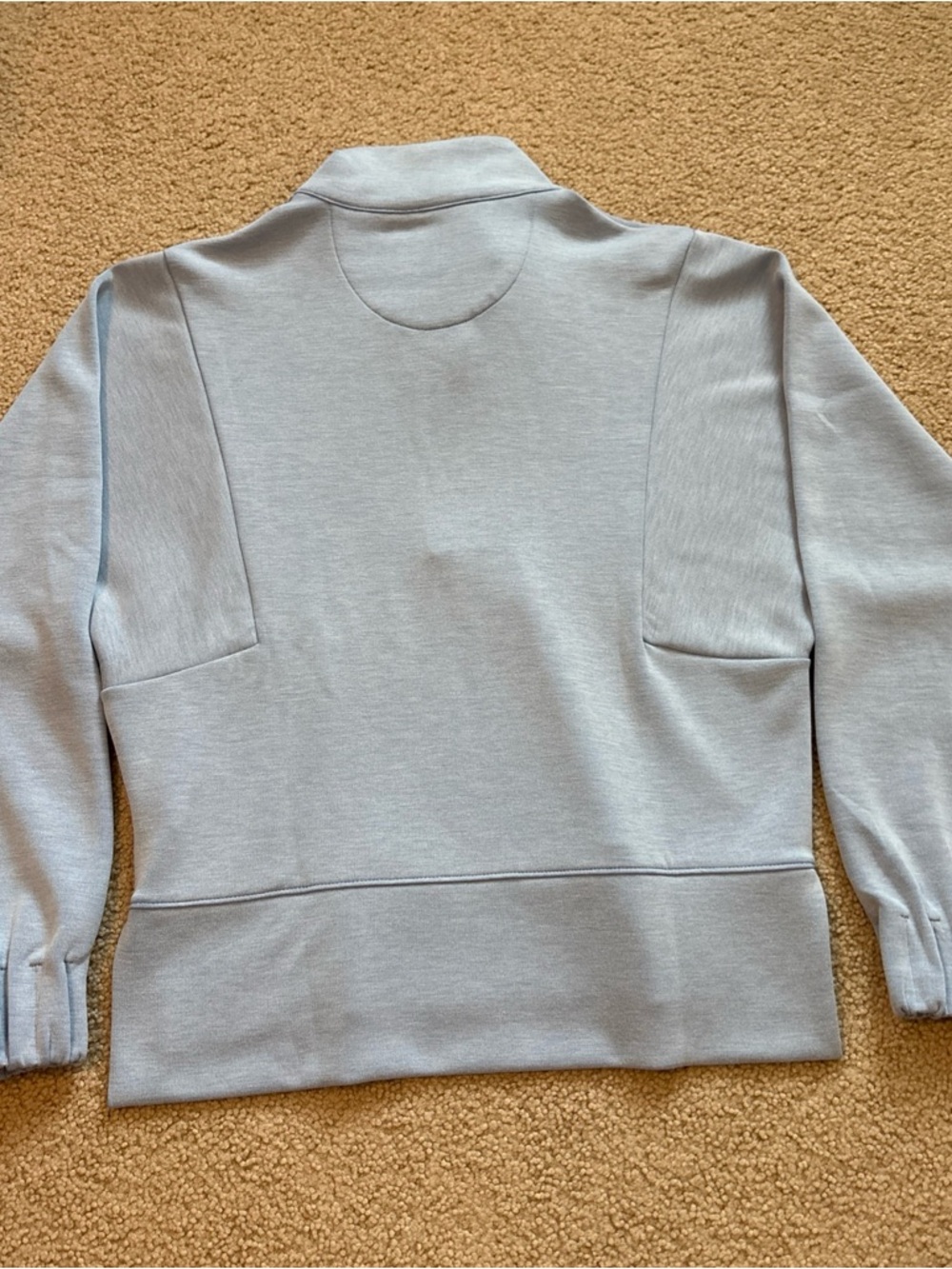 Peter Millar Flora Half-Zip Light Blue Zip-Up Top - Picture 6 of 6